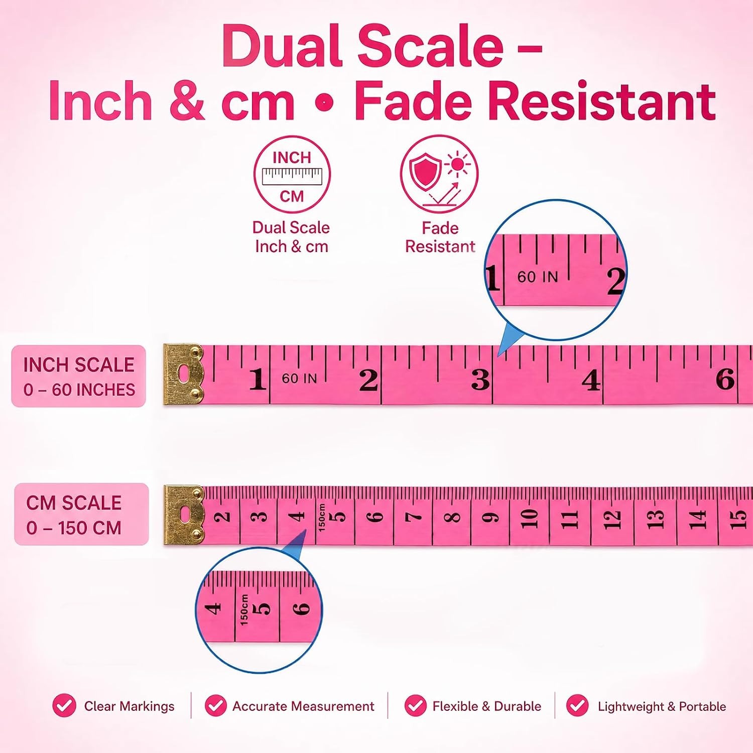 1/5/10 шт. 150 см/60 дюймов мя – обзор и цена Sewing Gauge Ruler