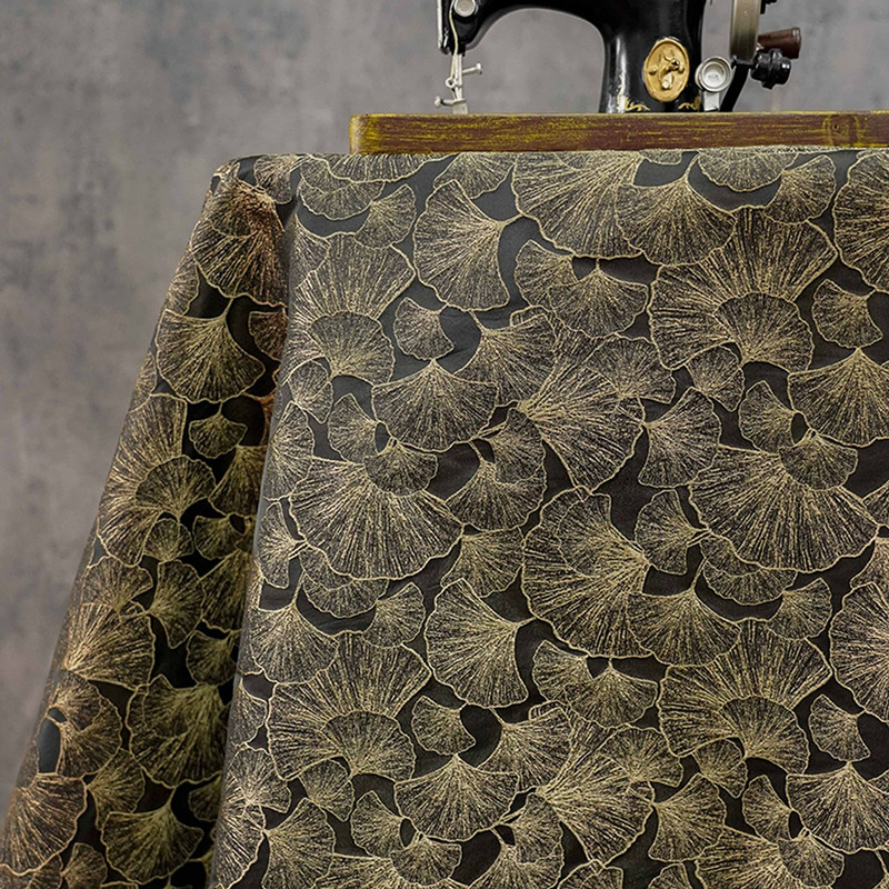 Винтажная жаккардовая ткань с  – обзор и цена Vintage Sewing Textile